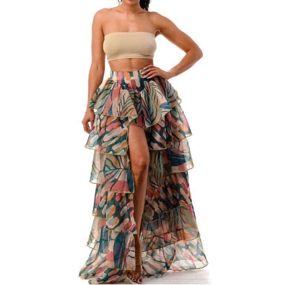 NWT Women's Sassy Maxi Skirt - Picture 3 of 8